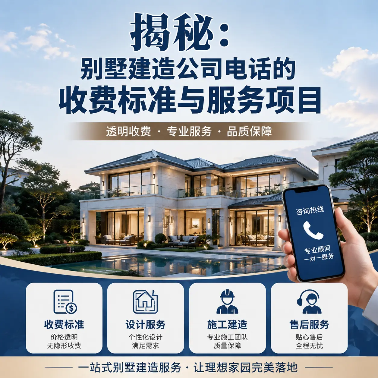 揭秘：余庆别墅建造公司电话的收费标准与服务项目