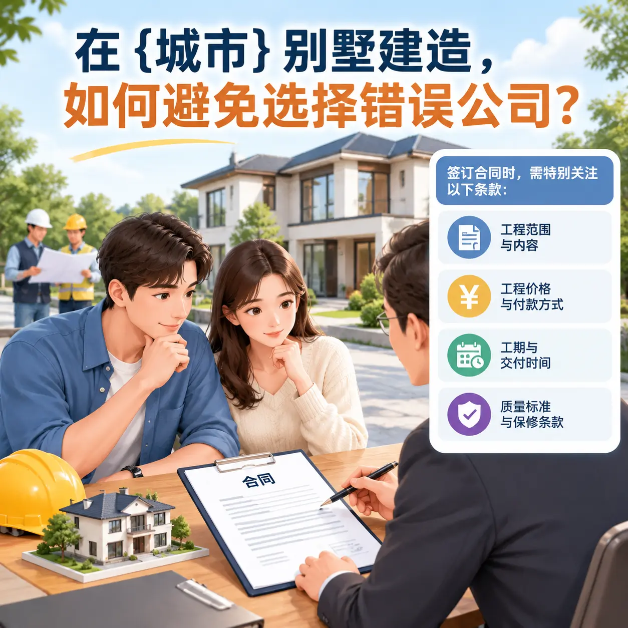 在 余庆 别墅建造,如何避免选择错误公司?