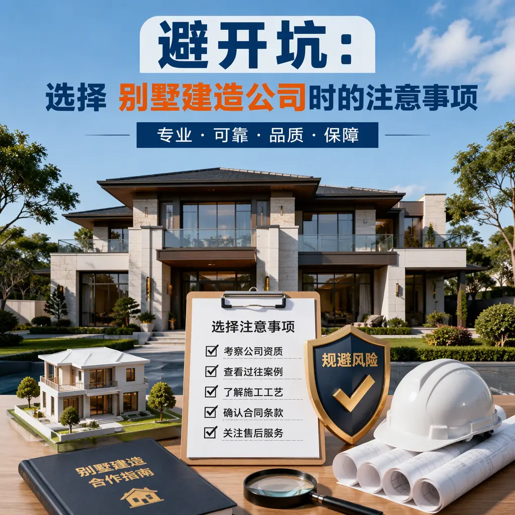 避开坑:选择 余庆 别墅建造公司时的注意事项