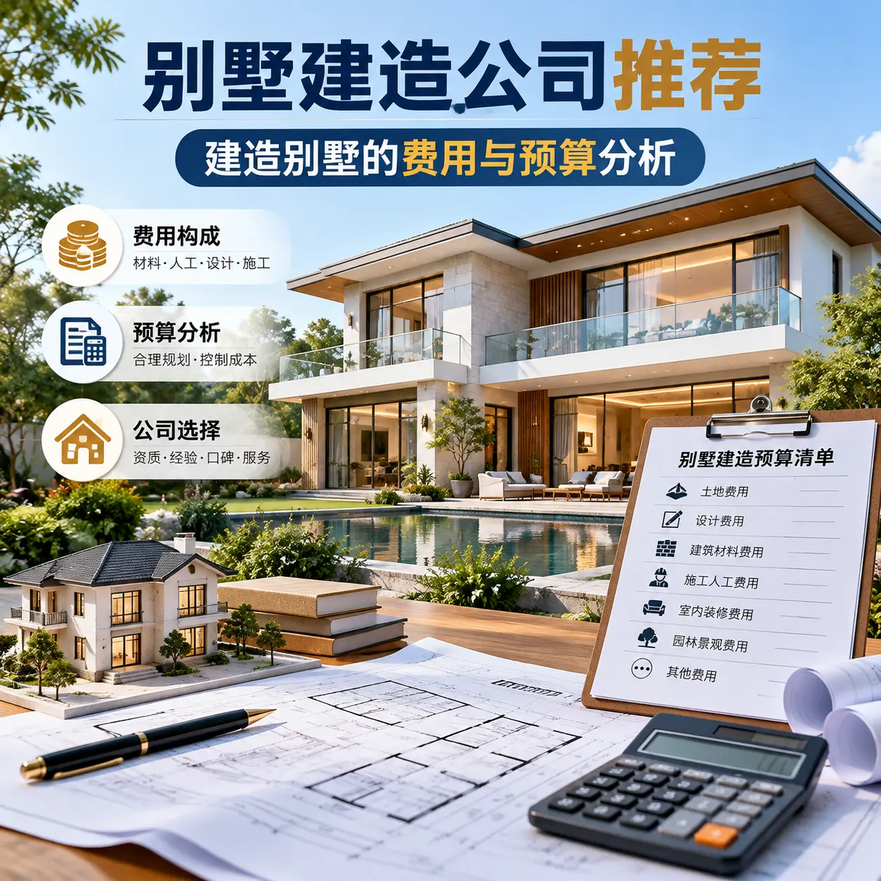 别墅建造公司推荐： 余庆 建造别墅的费用与预算分析