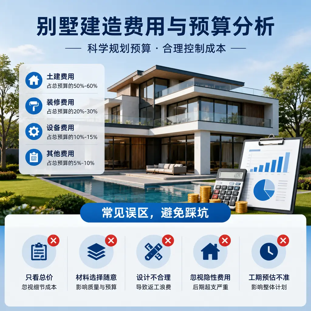 别墅建造公司推荐： 余庆 建造别墅的费用与预算分析