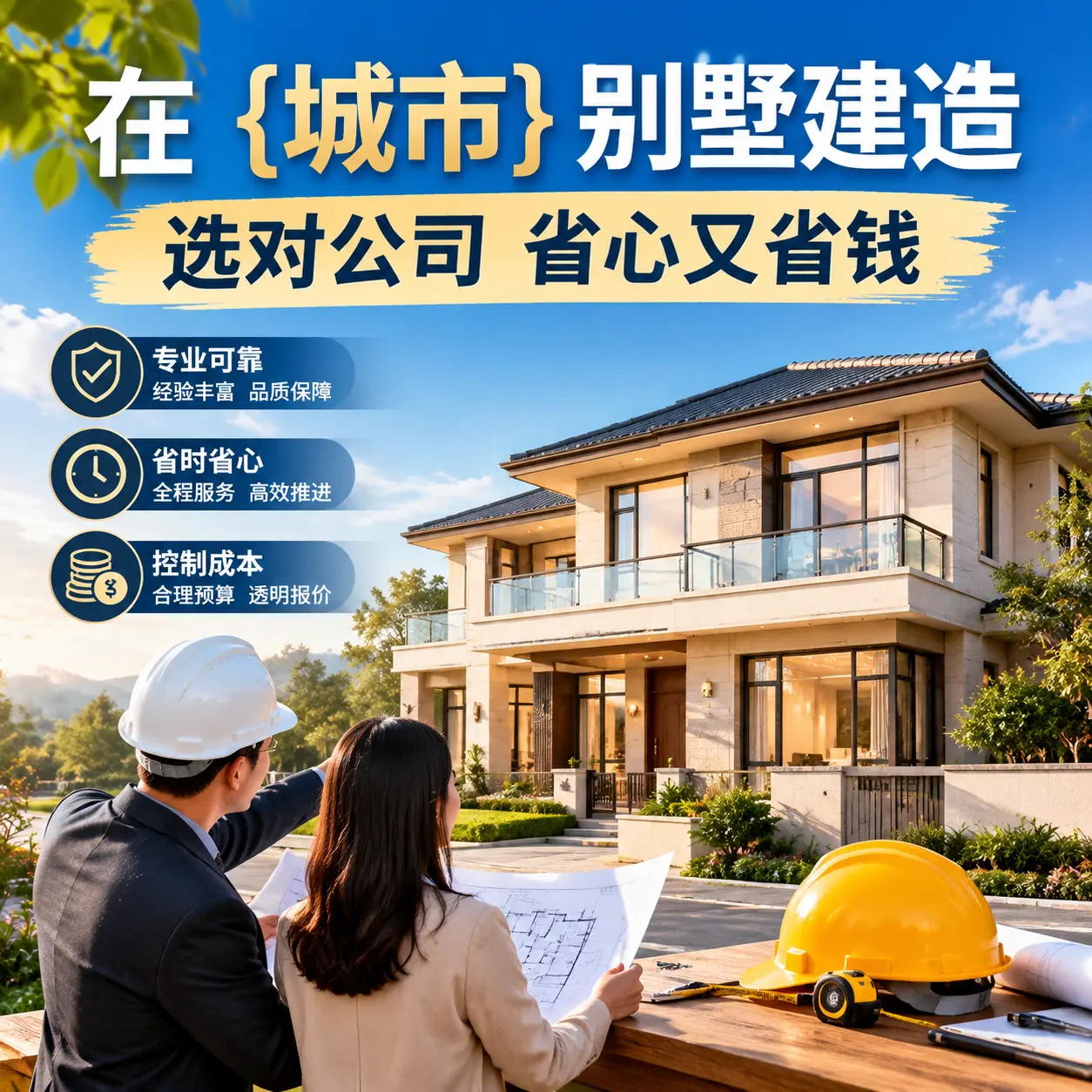 在 余庆 别墅建造,选对公司省心又省钱