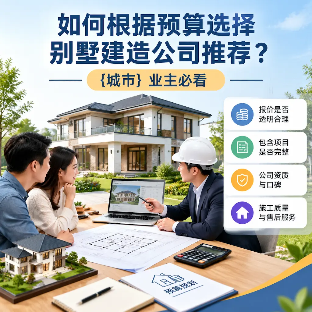 如何根据预算选择别墅建造公司推荐? 余庆 业主必看