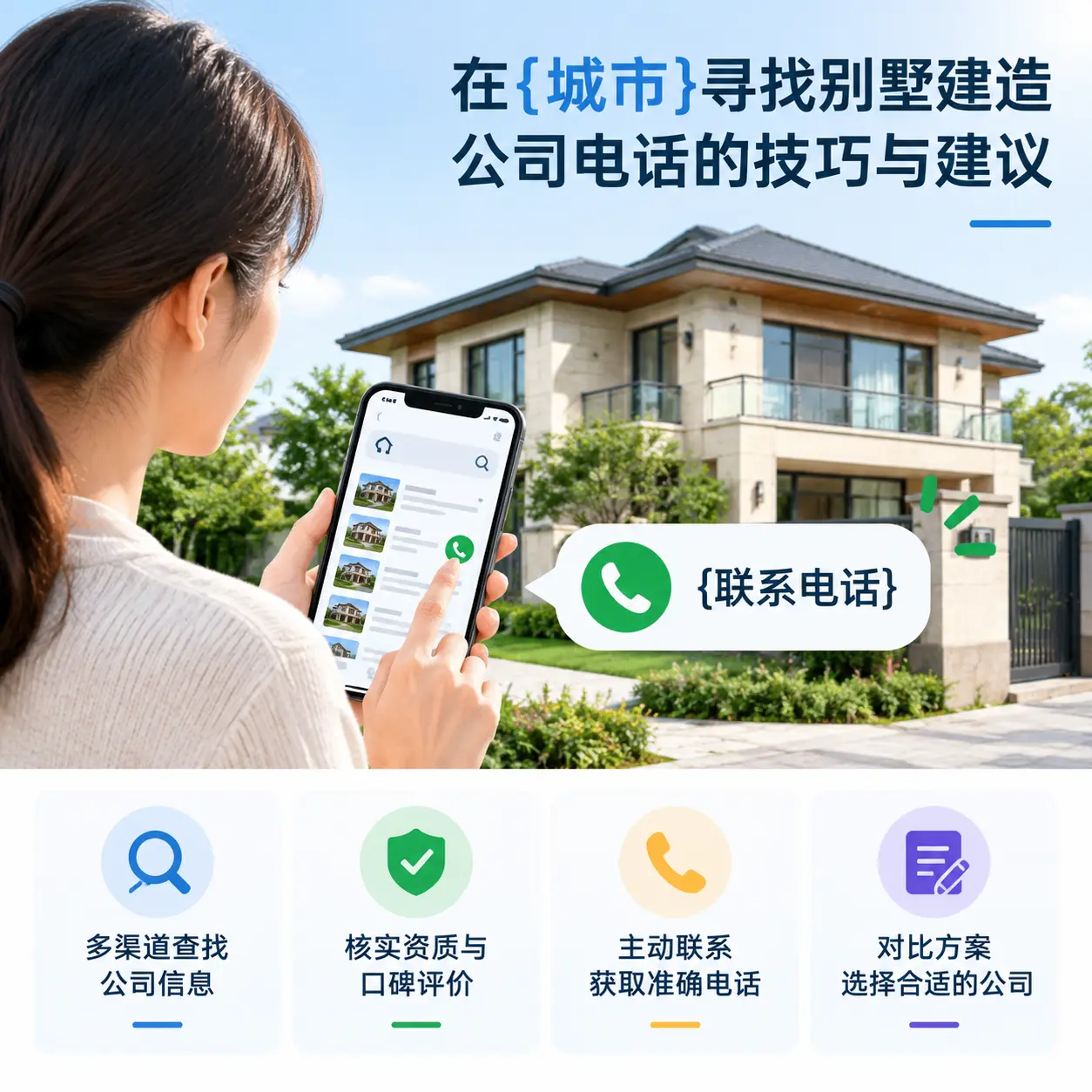 在余庆寻找别墅建造公司电话的技巧与建议