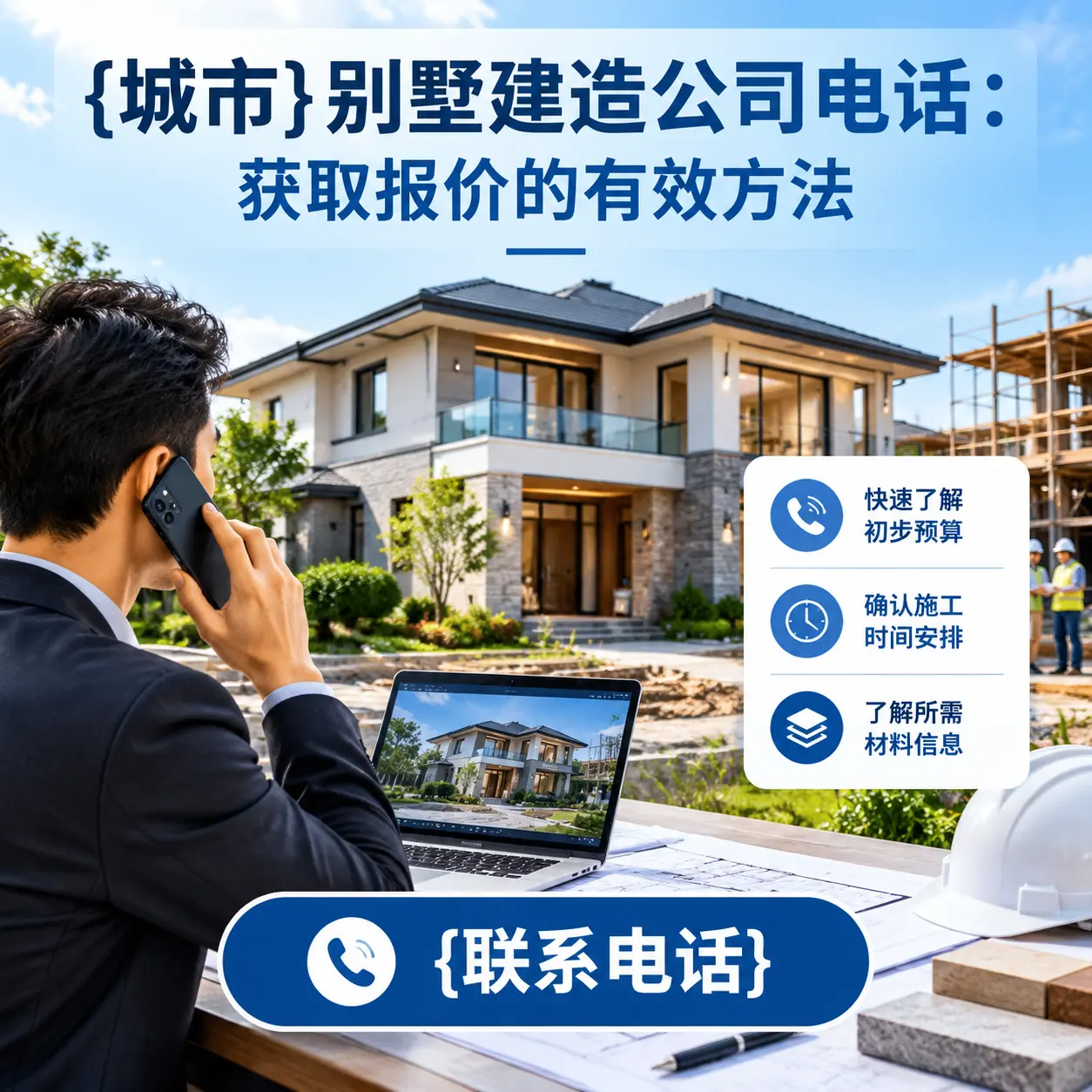 余庆别墅建造公司电话:获取报价的有效方法