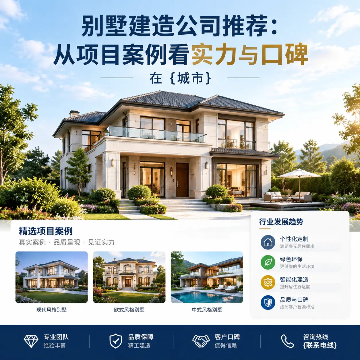 别墅建造公司推荐:从项目案例看实力与口碑在 余庆